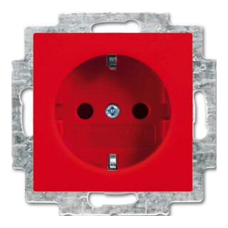 Busch-Jaeger Prise SCHUKO encastrée rouge 20 EUC-917