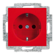 Busch-Jaeger Prise SCHUKO encastrée rouge 20 EUC-917-1