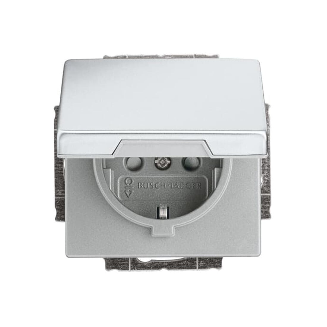 Busch-Jaeger Prise SCHUKO inox 20 EUKB-866
