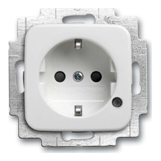 Busch-Jaeger Prise SCHUKO(R) encastrée avec témoin LED 20 EUCBL-214