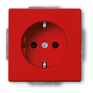 Busch-Jaeger Prise SCHUKO rouge RAL3020 20 EUCKS-12-82-101