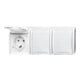 Busch-Jaeger Prise SCHUKO triple 2300/3 EW-54