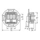 Busch-Jaeger Prise TAE aws 2x6/6 NFF 0242/04