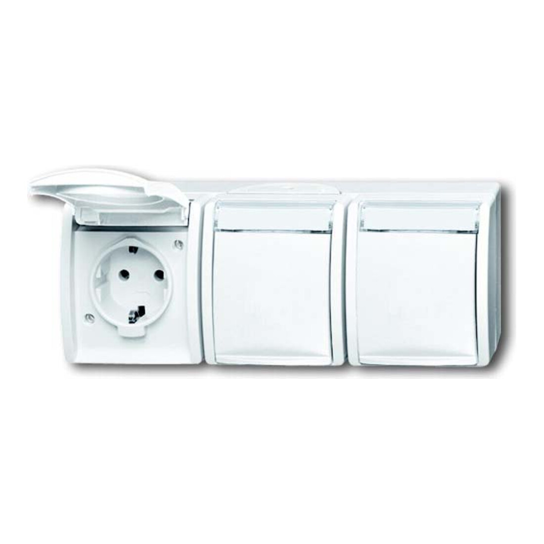 Busch-Jaeger Prise triple horizontale 2300/3 EWN-54