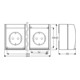 Busch-Jaeger Prise triple horizontale 2300/3 EWN-54