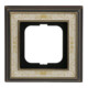 Busch-Jaeger Rahmen 1-fach ms/antik Deko elf/ws 1721-846