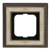 Busch-Jaeger Rahmen 1-fach ms/antik Deko elf/ws 1721-846-3