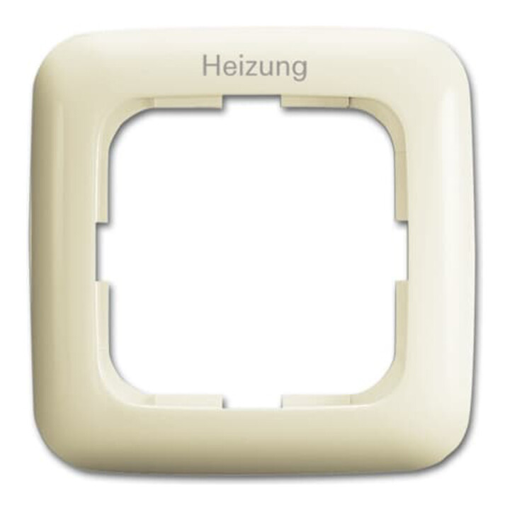 Busch-Jaeger Rahmen 1-fach weiß, (Heiz.-Not.) 2511 JH-212