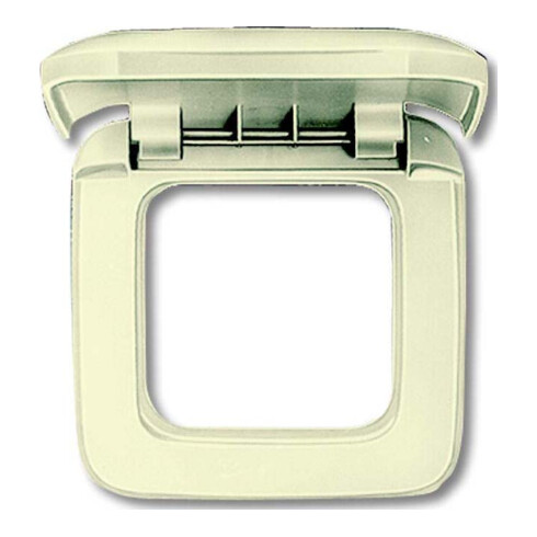 Busch-Jaeger Rahmen 1-fach ws, m.Klappdeckel 2518-212