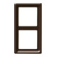 Busch-Jaeger Rahmen 2-fach braun, UP, Allwetter 2102-31