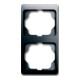 Busch-Jaeger Rahmen 2-fach platin, senkr.,alpha 1732 KA-20-1