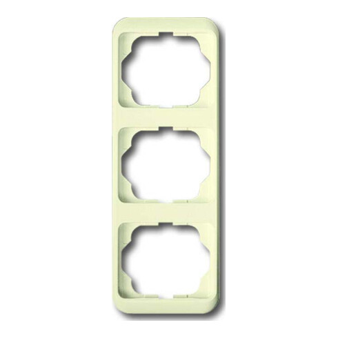 Busch-Jaeger Rahmen 3-fach elf/ws, senkr. alpha 1733-22G