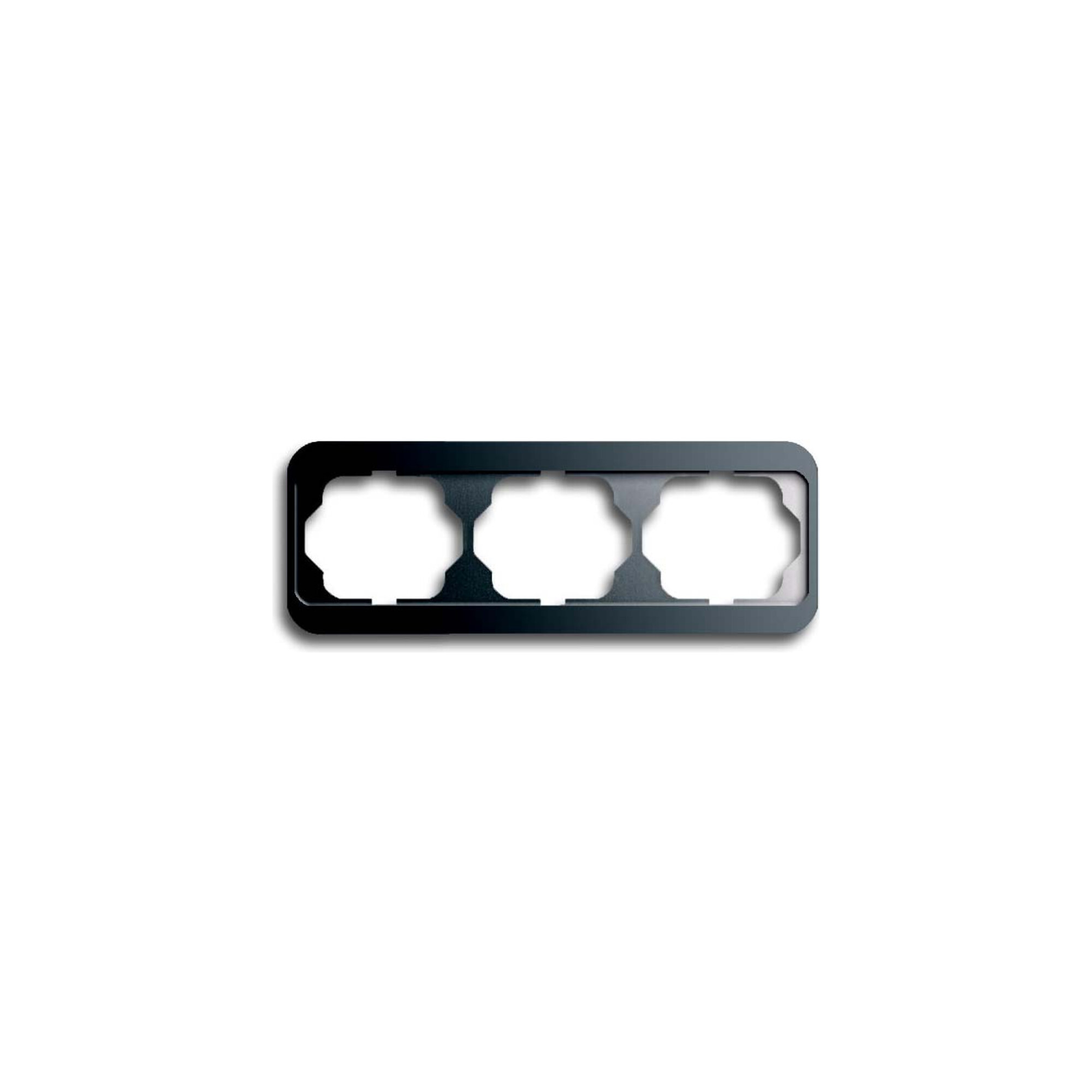 Busch-Jaeger Rahmen 3-fach platin, waager.alpha 1723-20