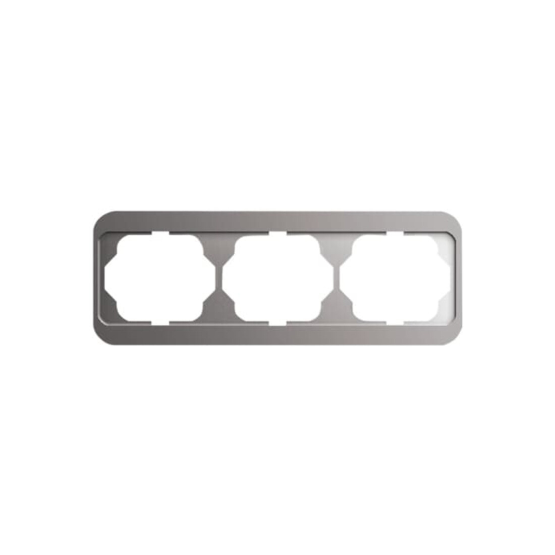 Busch-Jaeger Rahmen 3-fach platin, waager.alpha 1723-20