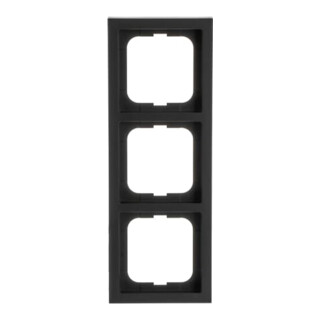 Busch-Jaeger Rahmen 3-fach schwarz matt, f.lin. 1723-885K