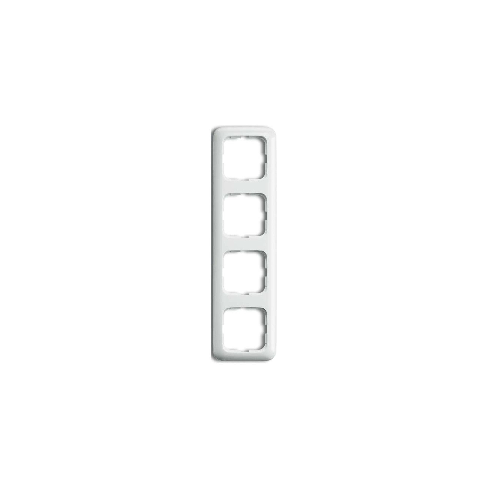 Busch-Jaeger Rahmen 4-fach aws, senk.+ waager. 2514-214