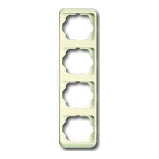 Busch-Jaeger Rahmen 4-fach elf/ws, senkr. alpha 1734-22G