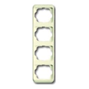Busch-Jaeger Rahmen 4-fach elf/ws, senkr. alpha 1734-22G-2