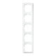 Busch-Jaeger Rahmen 5-fach aws, f.Kanalabdeck. 2515-214K-102