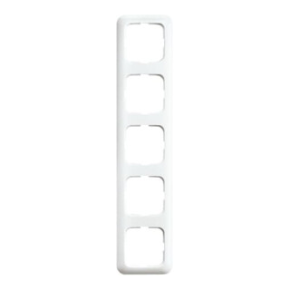 Busch-Jaeger Rahmen 5-fach aws, senk.+ waager. 2515-214