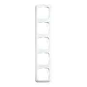 Busch-Jaeger Rahmen 5-fach aws, senk.+ waager. 2515-214-1