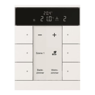 Busch-Jaeger Raumtemperaturregler 6-f. m.Bedienfunkt. SBR/U6.0.11-84