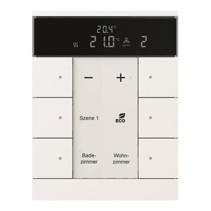 Busch-Jaeger Raumtemperaturregler 6-f. m.Bedienfunkt. SBR/U6.0.11-84