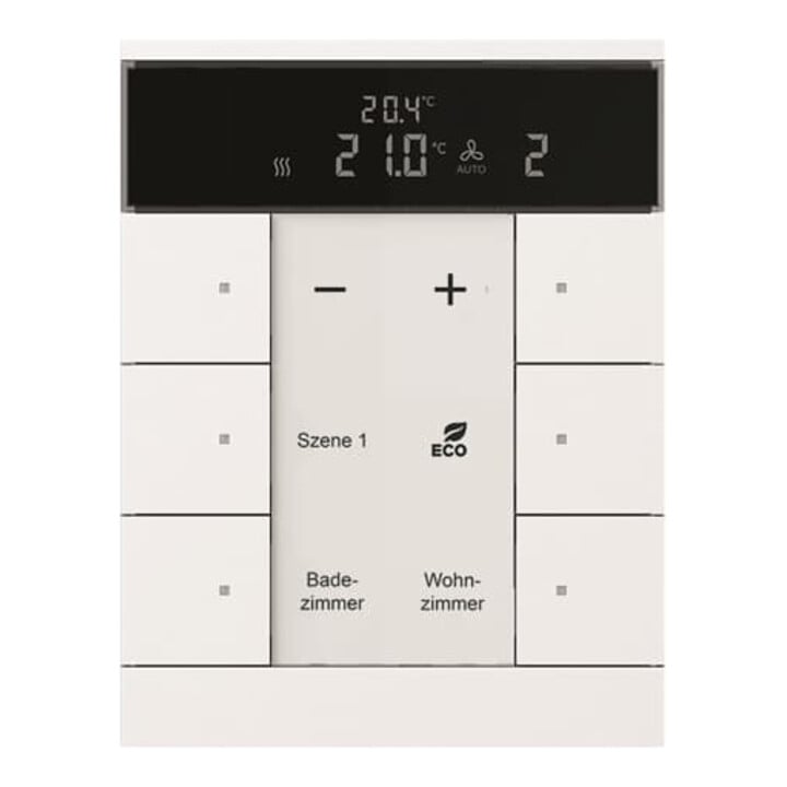 Busch-Jaeger Régulateur de température ambiante 6-f. avec fonction de commande SBR/U6.0.11-84