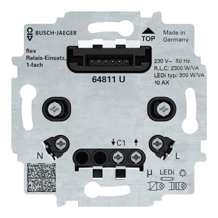 Busch-Jaeger Relais-Einsatz flex 64811 U