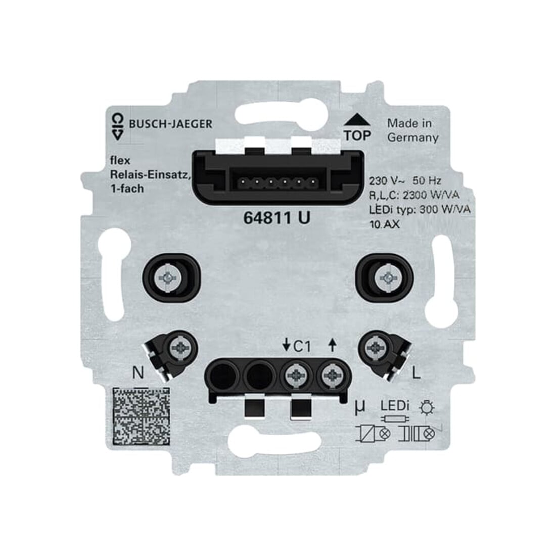 Busch-Jaeger Relais-Einsatz flex 64811 U