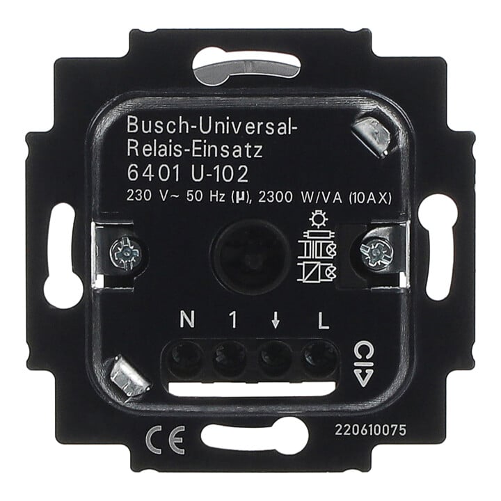 Busch-Jaeger Relais universel encastré UP 230V 2300W/VA 6401 U-102