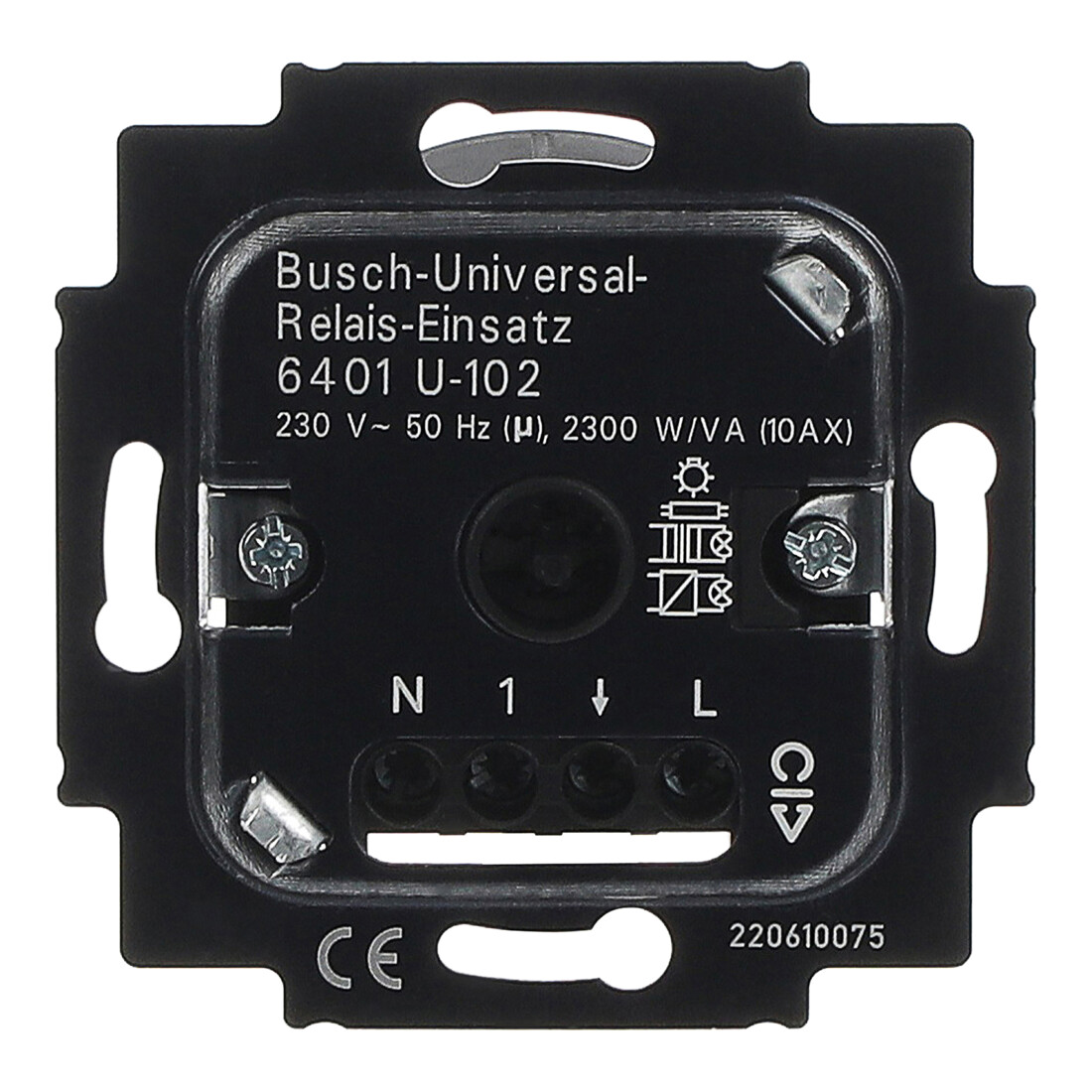 Busch-Jaeger Relais universel encastré UP 230V 2300W/VA 6401 U-102