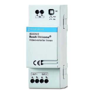 Busch-Jaeger Répartiteur vidéo intérieur REG 83320/2