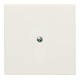 Busch-Jaeger Rosace aveugle blanche avec bague de support 2138-32
