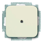 Busch-Jaeger Rosace aveugle blanche avec bague de support 2538-212-1
