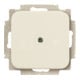 Busch-Jaeger Rosace aveugle blanche avec bague de support 2538-212