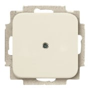 Busch-Jaeger Rosace aveugle blanche avec bague de support 2538-212-3
