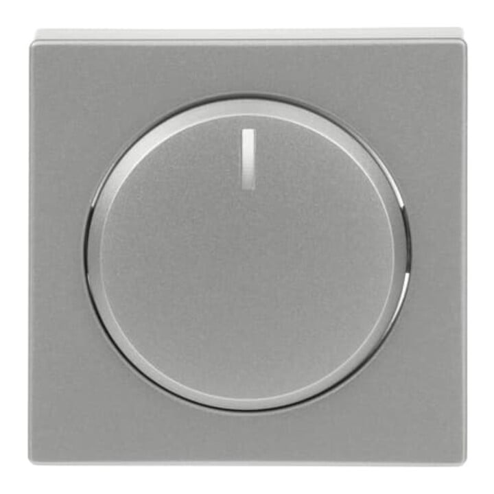 Busch-Jaeger Rosace centrale alusil pour variateur rotatif 6540-83-102