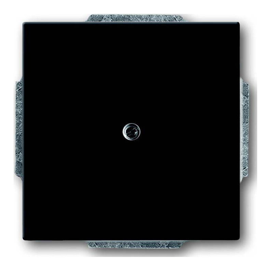 Busch-Jaeger Rosace centrale anthracite aveugle avec bague de support 1742-81