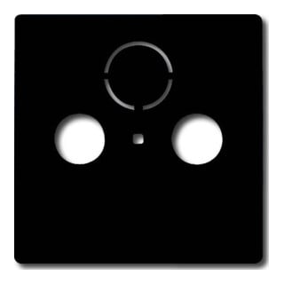Busch-Jaeger Rosace centrale anthracite pour prise antenne 2 trous 1743-81