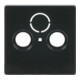 Busch-Jaeger Rosace centrale anthracite pour prise antenne 2 trous 1743-81