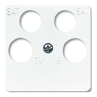 Busch-Jaeger Rosace centrale aws antenne, 4 fois 1743/10-04-214