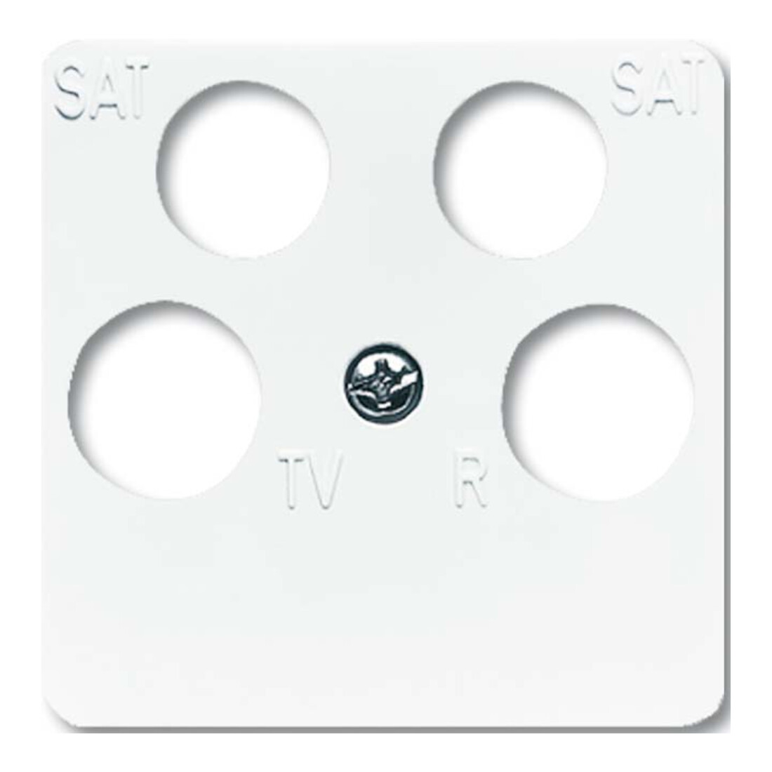 Busch-Jaeger Rosace centrale aws antenne, 4 fois 1743/10-04-214
