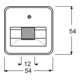 Busch-Jaeger Rosace centrale aws pour boîte de connexion UAE 1f 1803-214