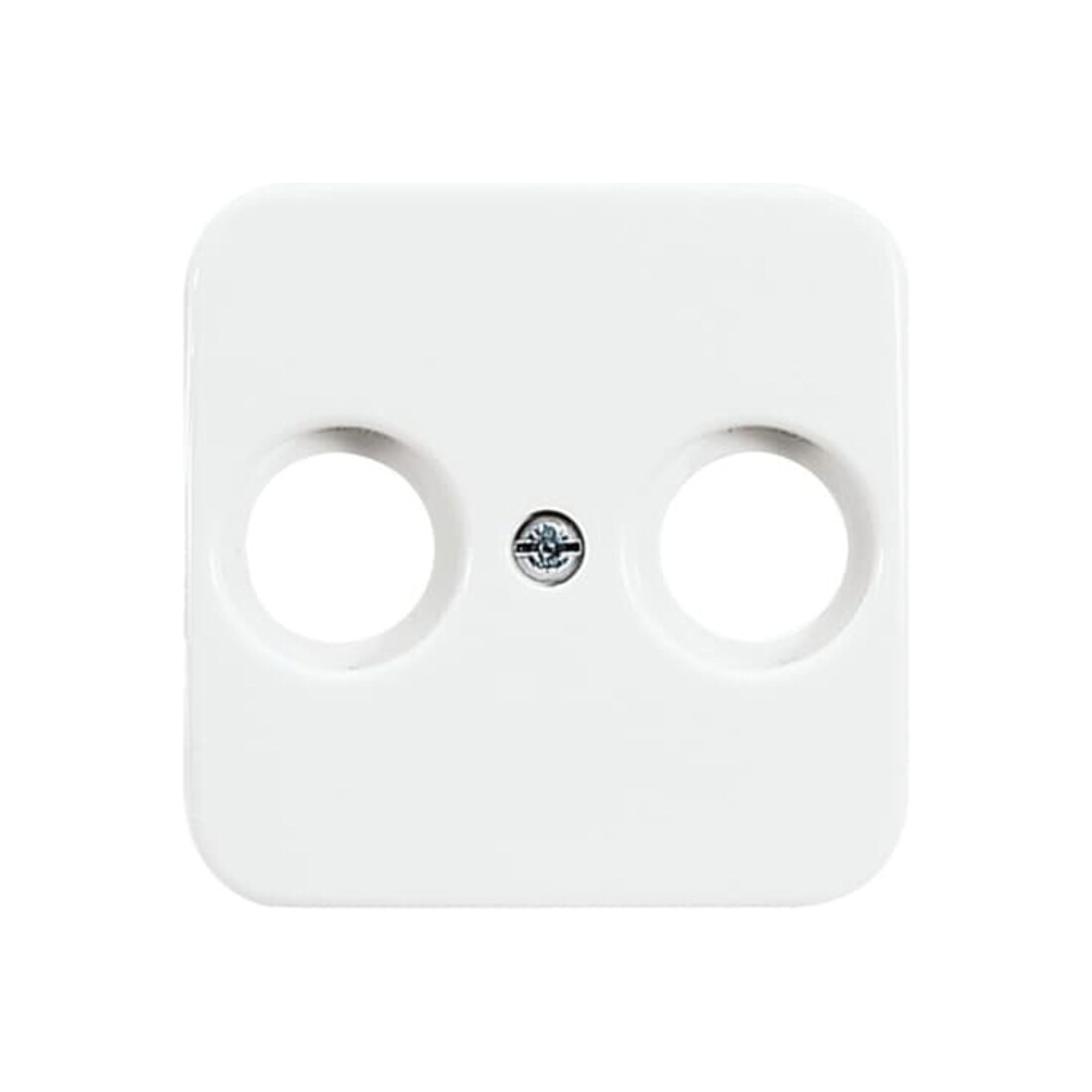 Busch-Jaeger Rosace centrale aws pour prise antenne 2 trous 2531-214