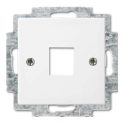Busch-Jaeger Rosace centrale blanc alpin pour communication de données 2561-914-1