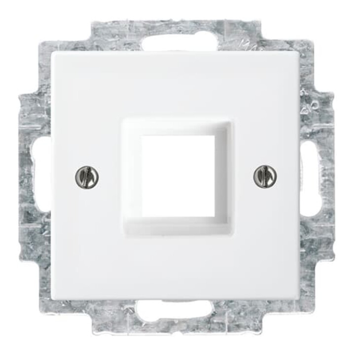 Busch-Jaeger Rosace centrale blanc alpin pour communication de données 2561-914