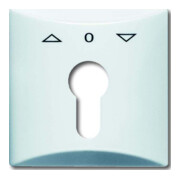 Busch-Jaeger Rosace centrale blanc alpin pour demi-cylindre Profil 2155 PZ-34-1