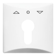 Busch-Jaeger Rosace centrale blanc alpin pour demi-cylindre Profil 2155 PZ-34-3
