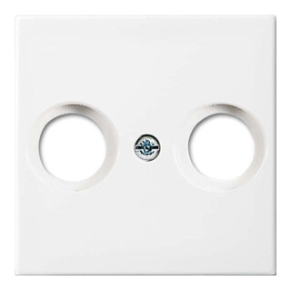 Busch-Jaeger Rosace centrale blanc alpin pour prise antenne 2531-914